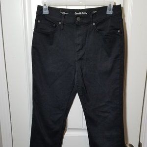 Goodfellow black straight jeans